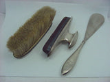 Vintage Birks 3 Piece Sterling Silver Monogrammed Dresser / Vanity Set