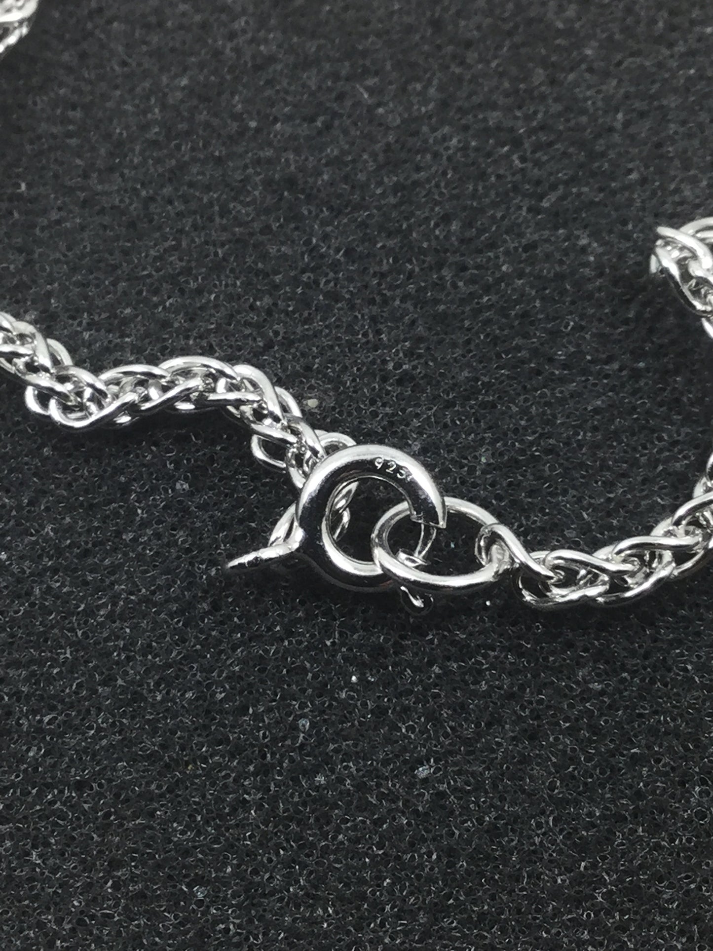 Silver Necklace With Cubic Zirconia Charm