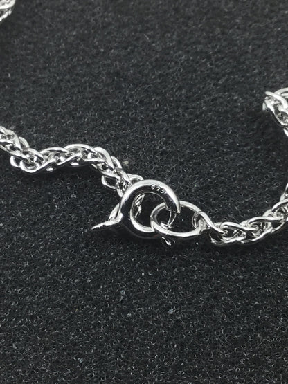 Silver Necklace With Cubic Zirconia Charm