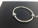 Silver Pandora Charm Bracelet With Silver High Heel Charm