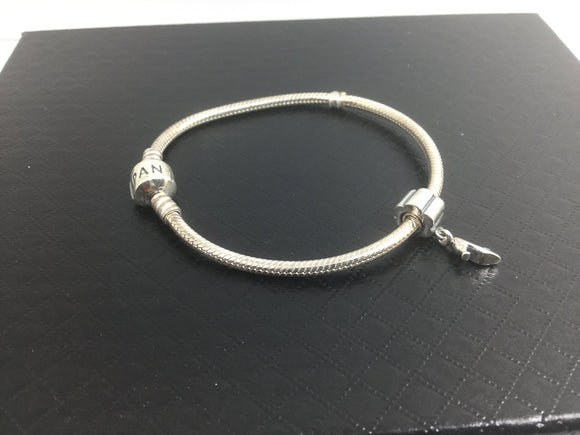 Silver Pandora Charm Bracelet With Silver High Heel Charm