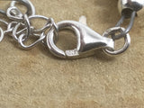 Adjustable Sterling Silver Genuine Gemstone Bracelet With Labradorite ( Temple Of The Stars )
