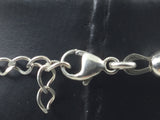 Silver Genuine Gemstone Adventurine Adjustable Necklace